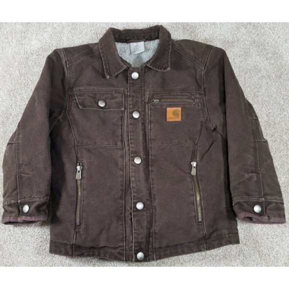 Carhartt Brown Kids Jacket - Picture 1 of 16